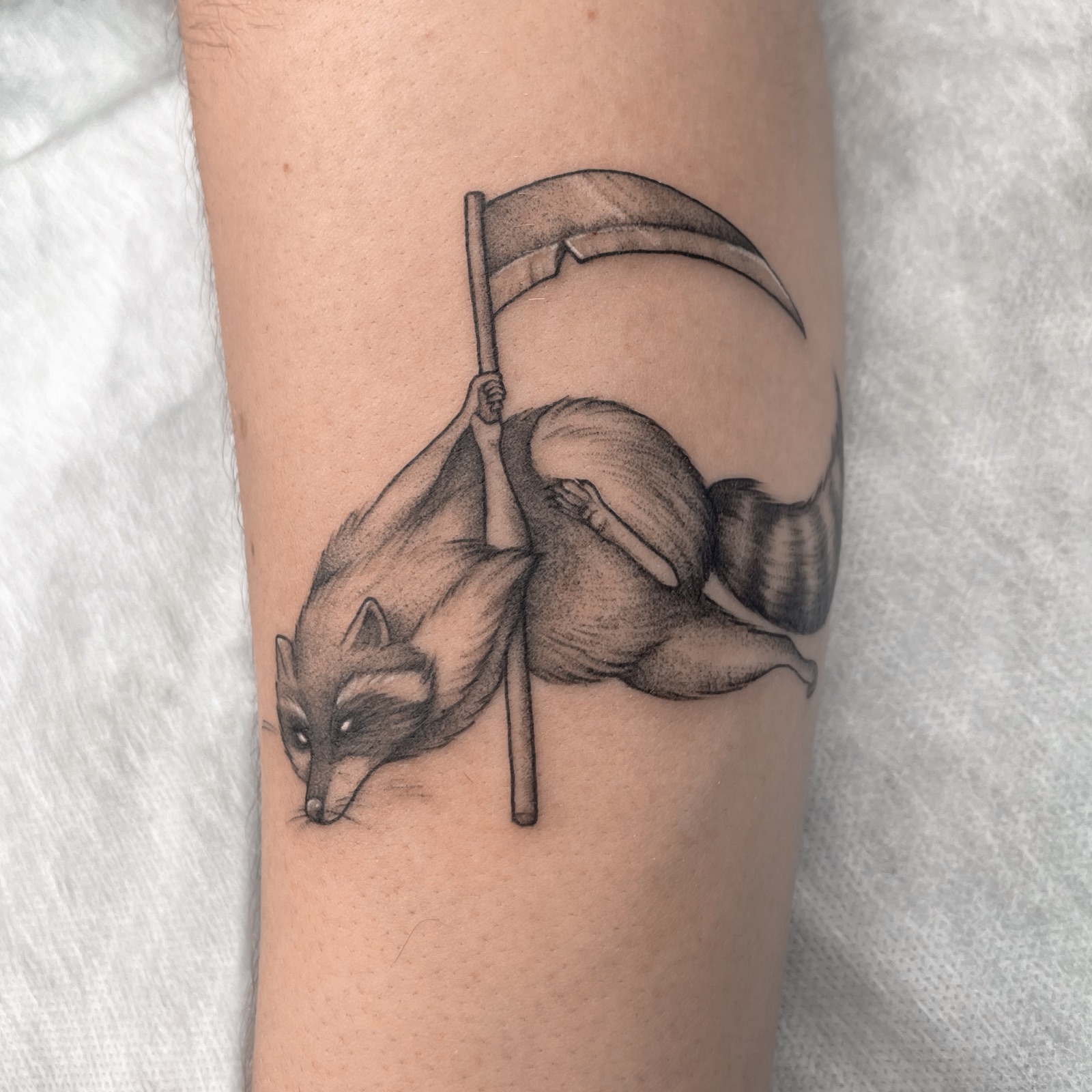 Gerda Ra tatuiruotės darbas