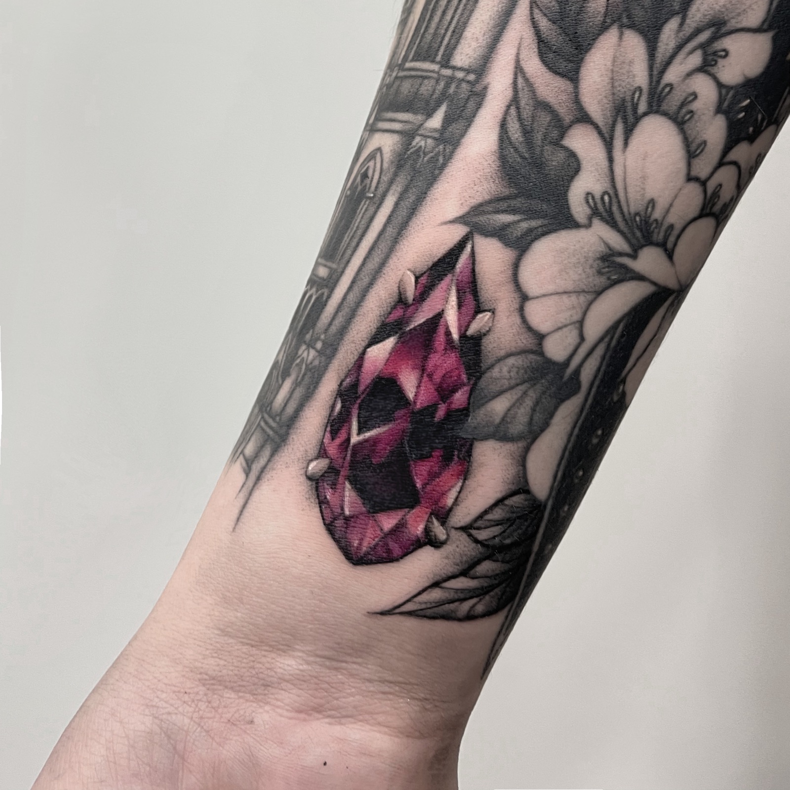 Gerda Ra tatuiruotės darbas